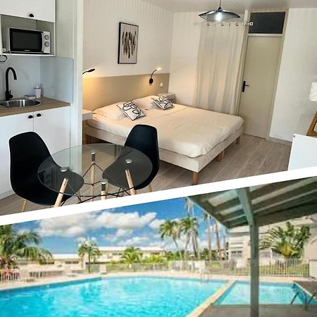Superbe Studio Avec Piscine, Au Coeur De La Marina! Village Soleil ! Proche Aeroport & Ferry Le Gosier  Eksteriør bilde